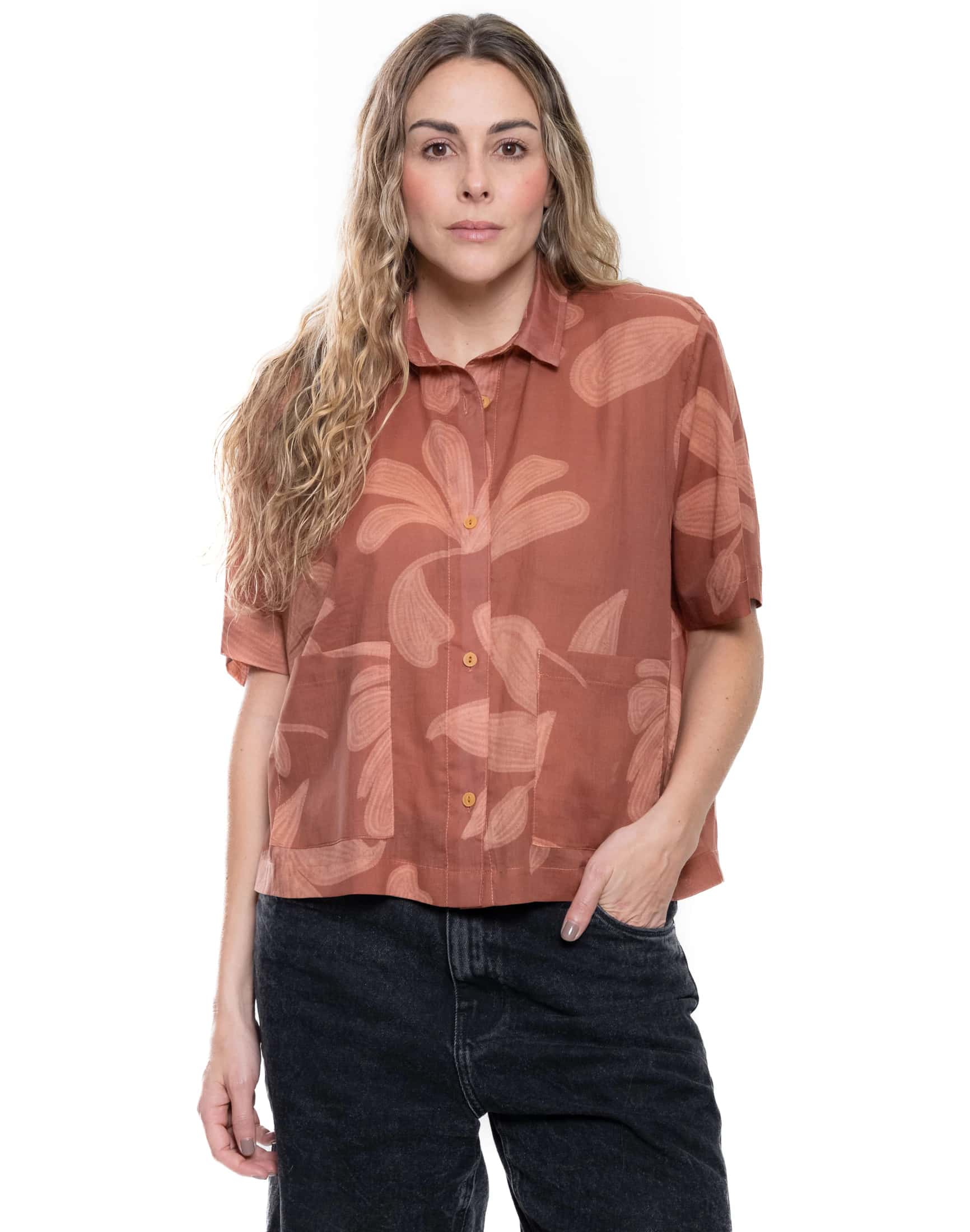 Camisa Manga Corta Estampada