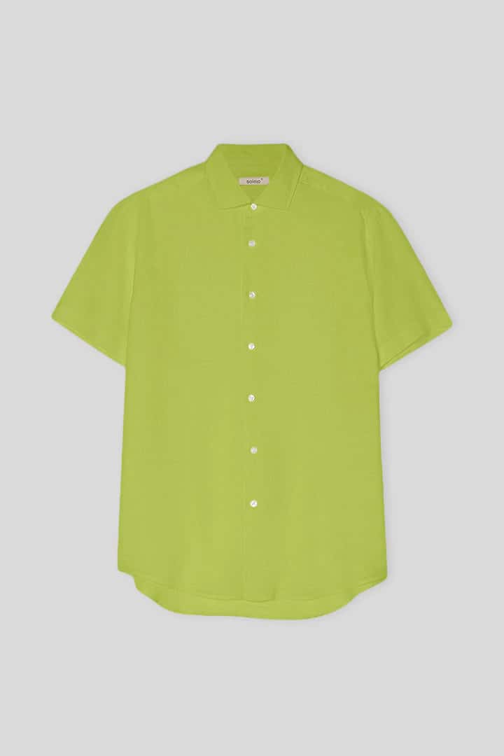 Men's linen shirt love bird