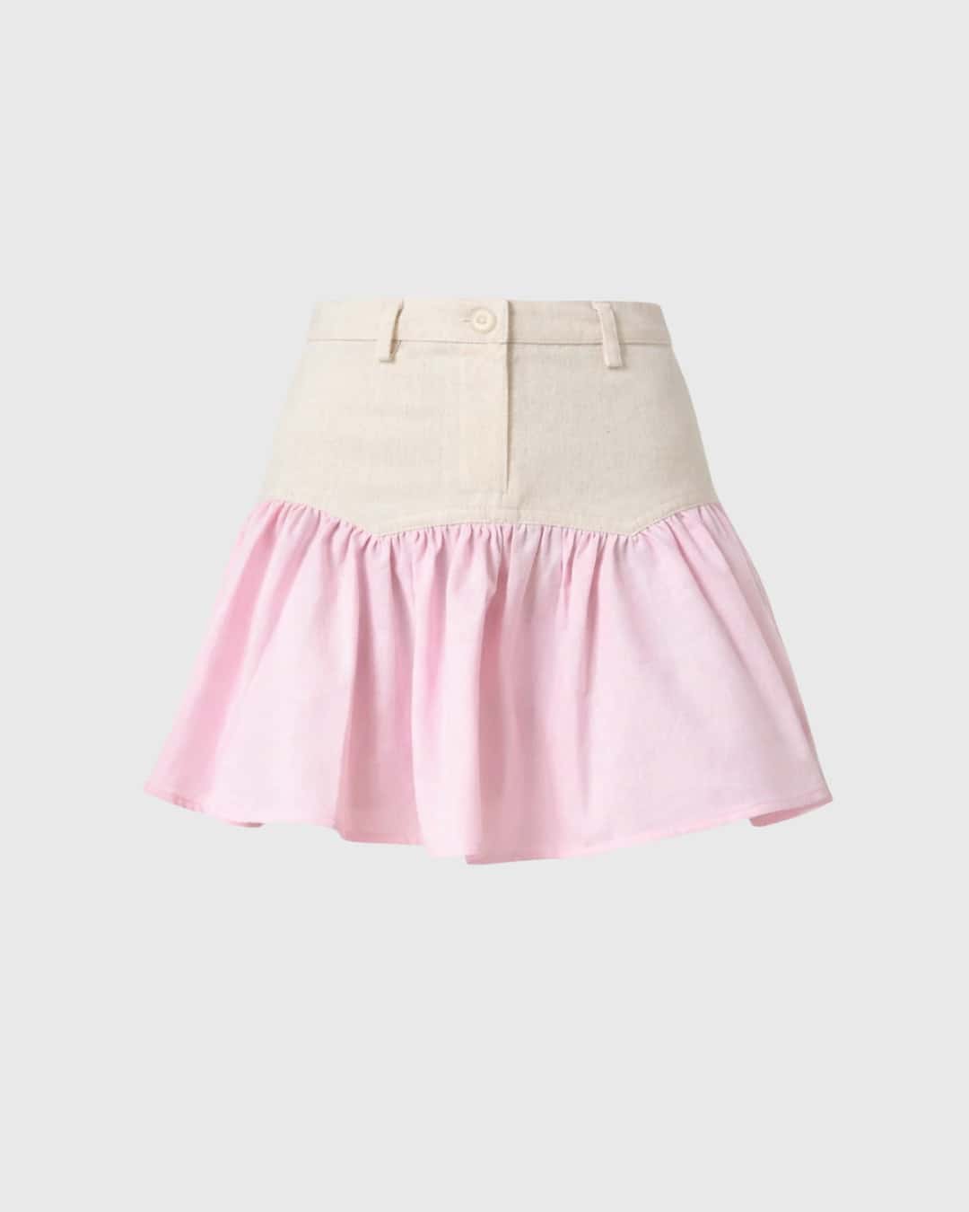 SAND STRIPE MINI SKIRT (ROSA)