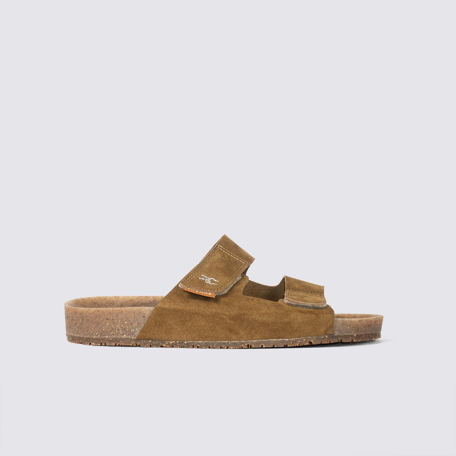 Sandalias dos correas Nuez