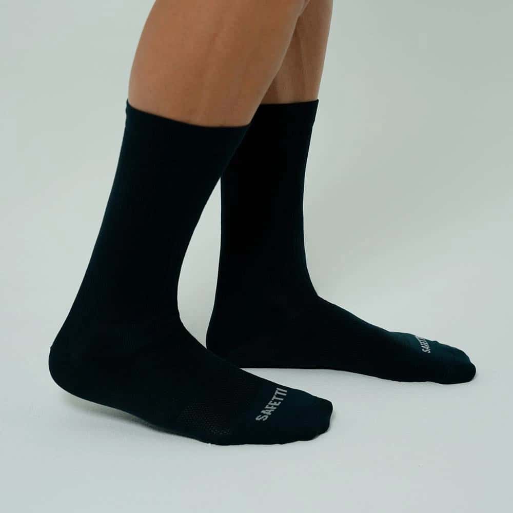 MEDIAS RUNNING PIERNA ELÁSTICA 8" VERDE PINO UNISEX - miniatura 2