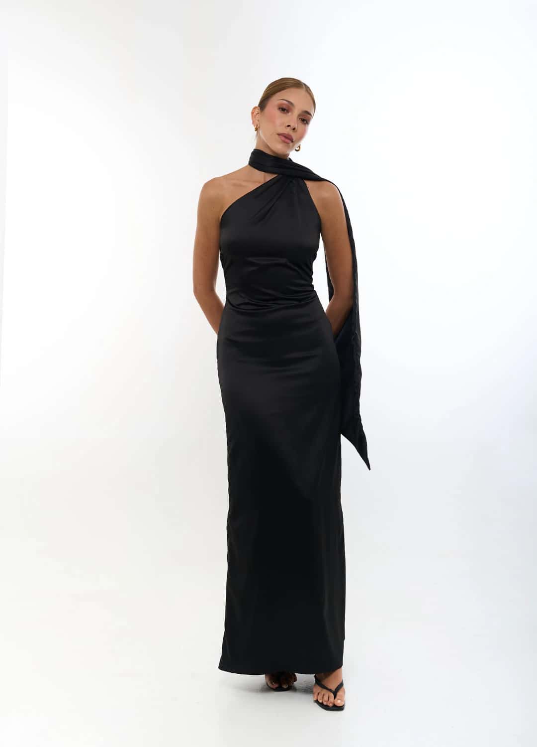 Vestido Maid Of Honor Negro