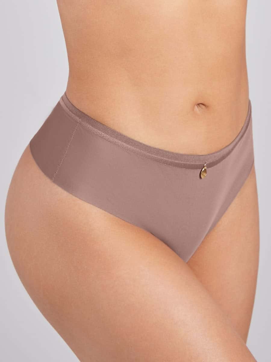 Brasilera Invisible Para Mujer Color Marrón Claro