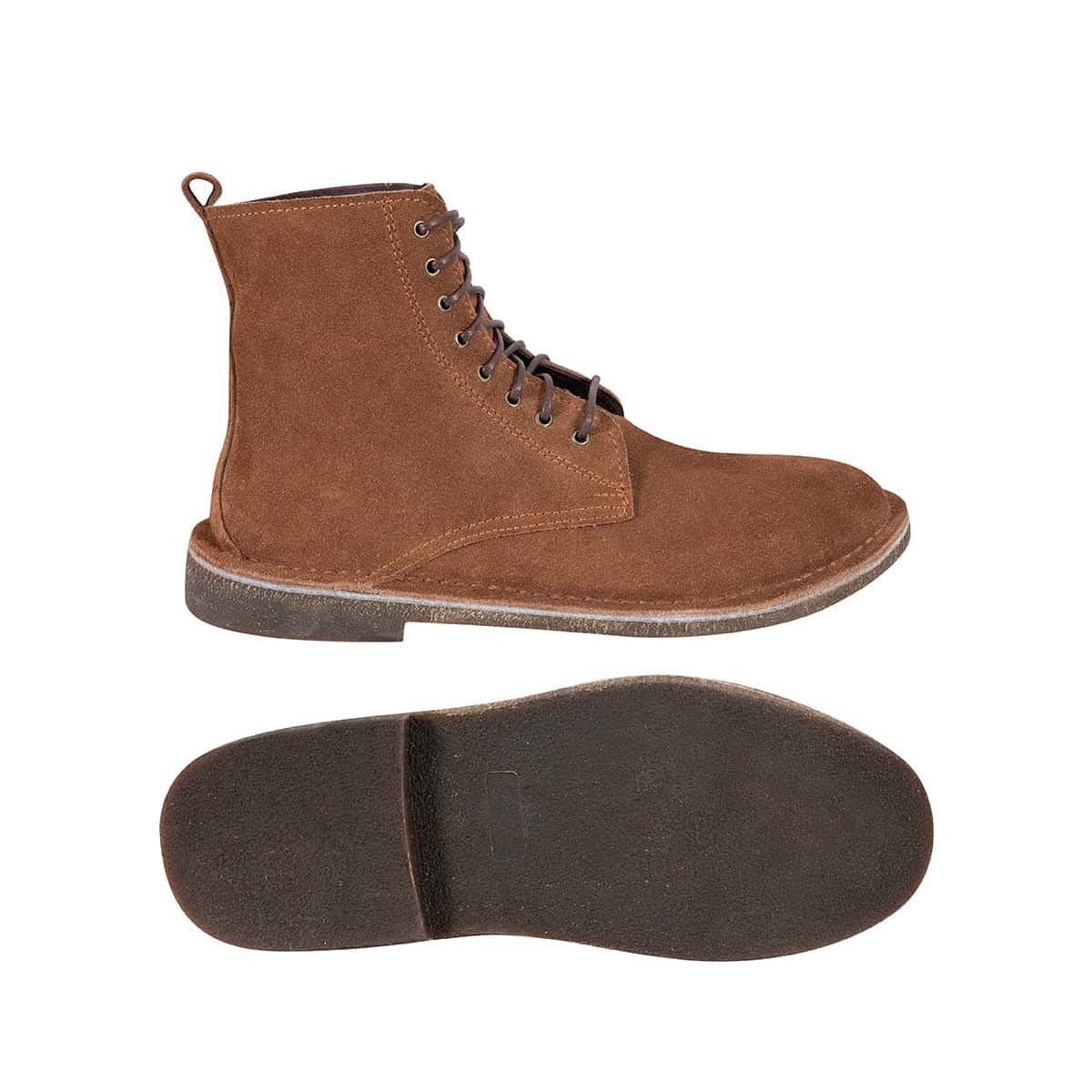Botas Combat Hombre Carnaza Canela - miniatura 4