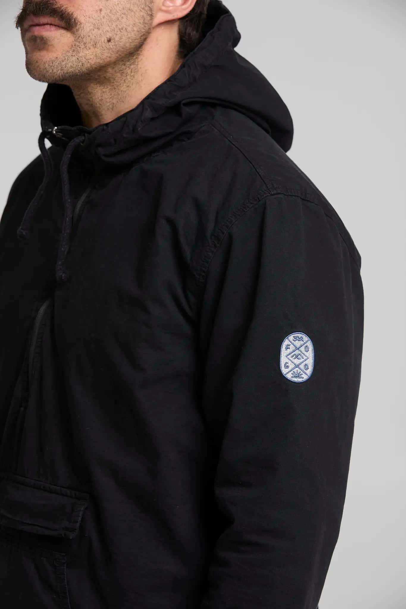 Chaqueta Anorak Negra - miniatura 4