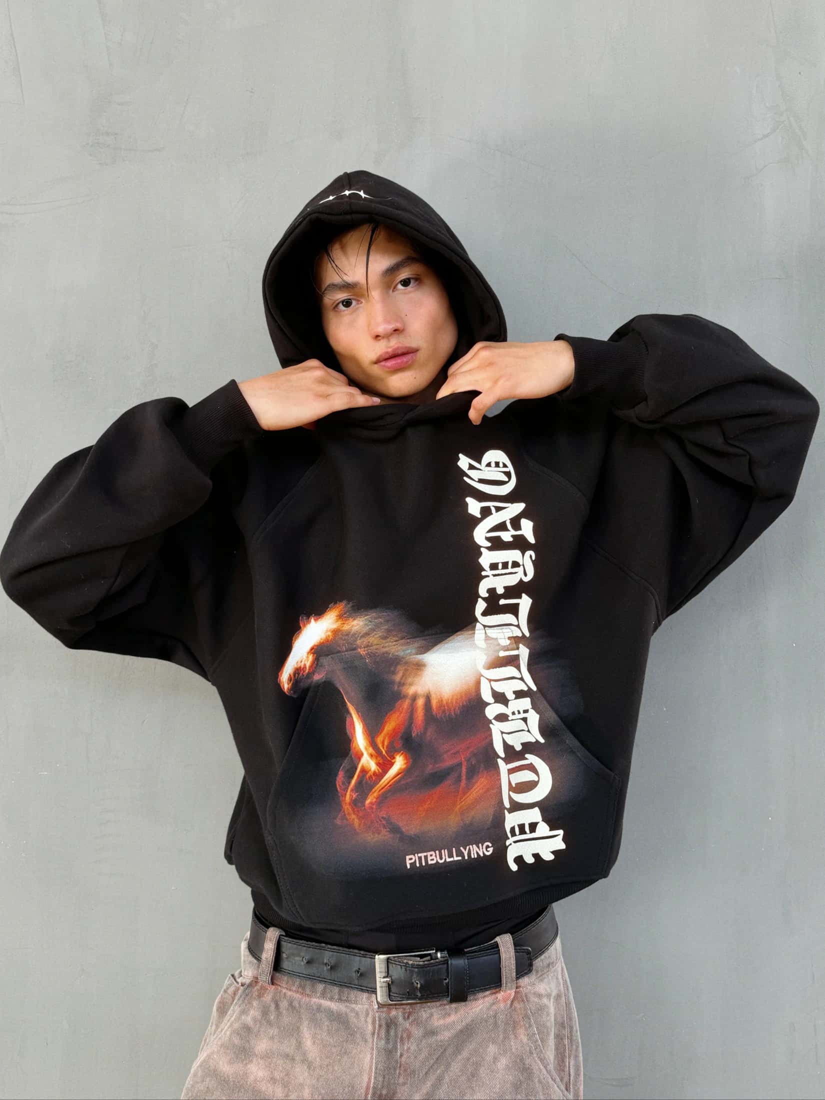 HOODIE CABALLO DE FUEGO - miniatura 2