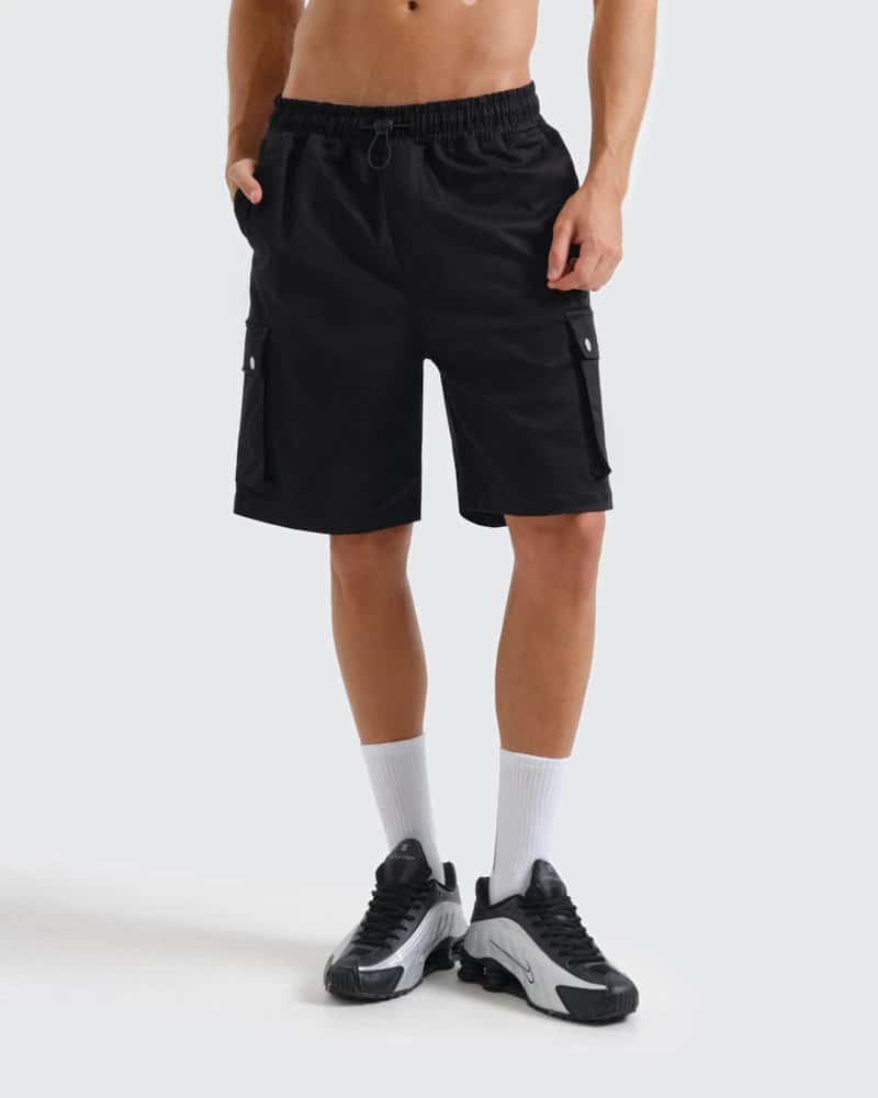 Bermuda Regular Black Streetwear