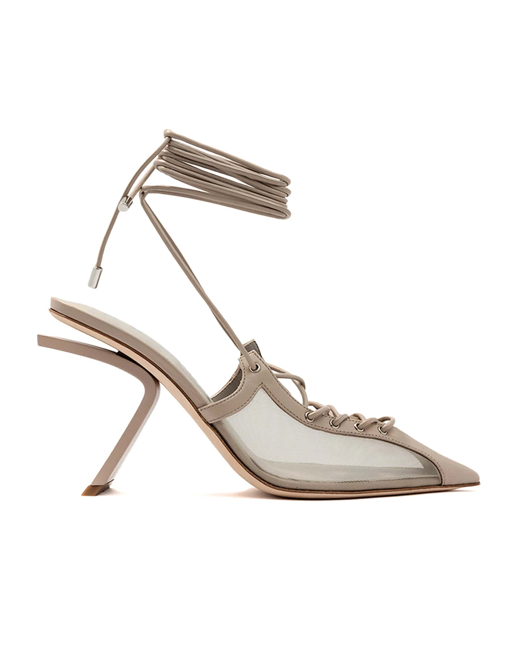 TACONES RIFF PUMP TAUPE - miniatura 3