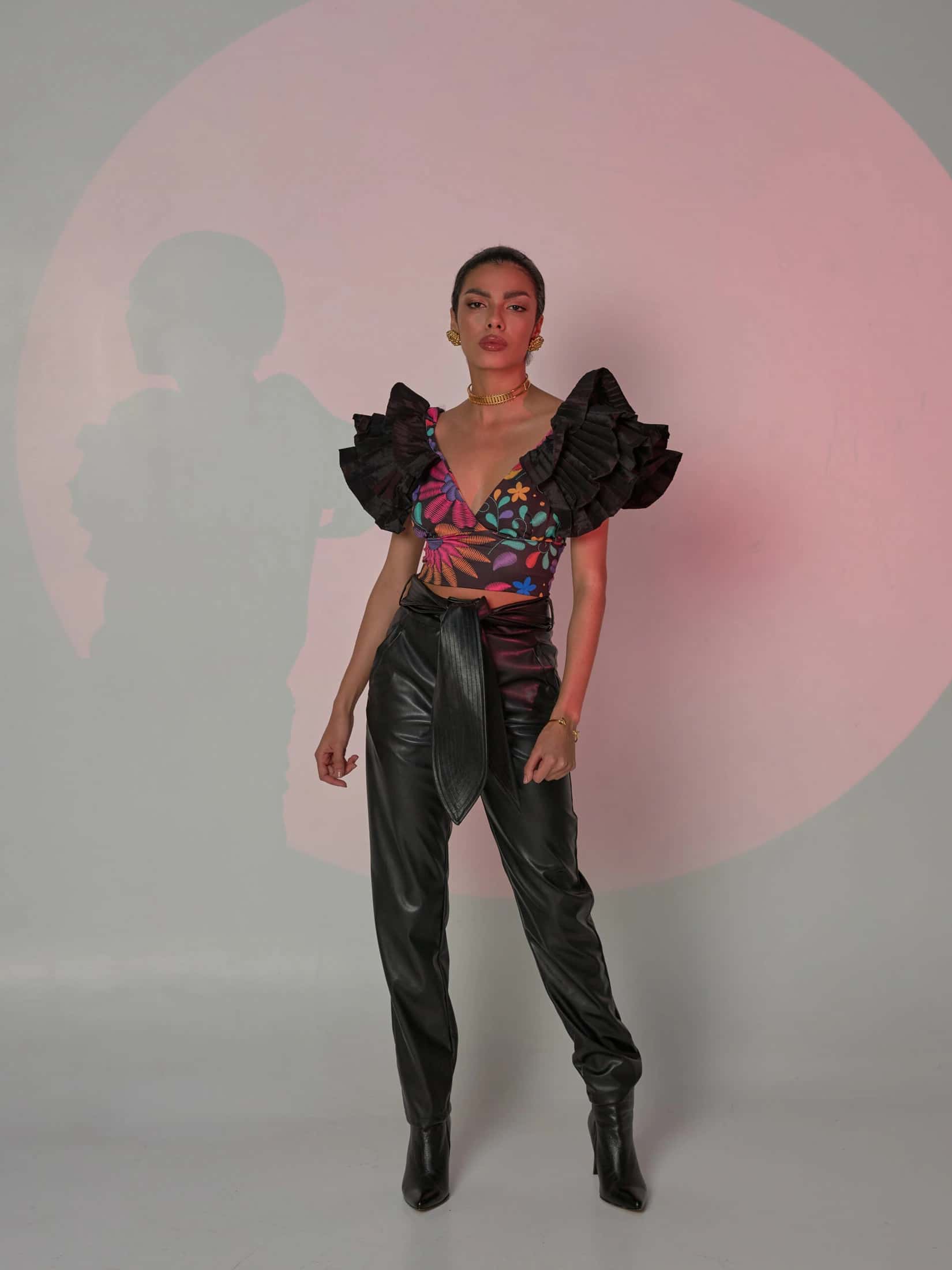 Top Nao Negro Estampado - miniatura 6