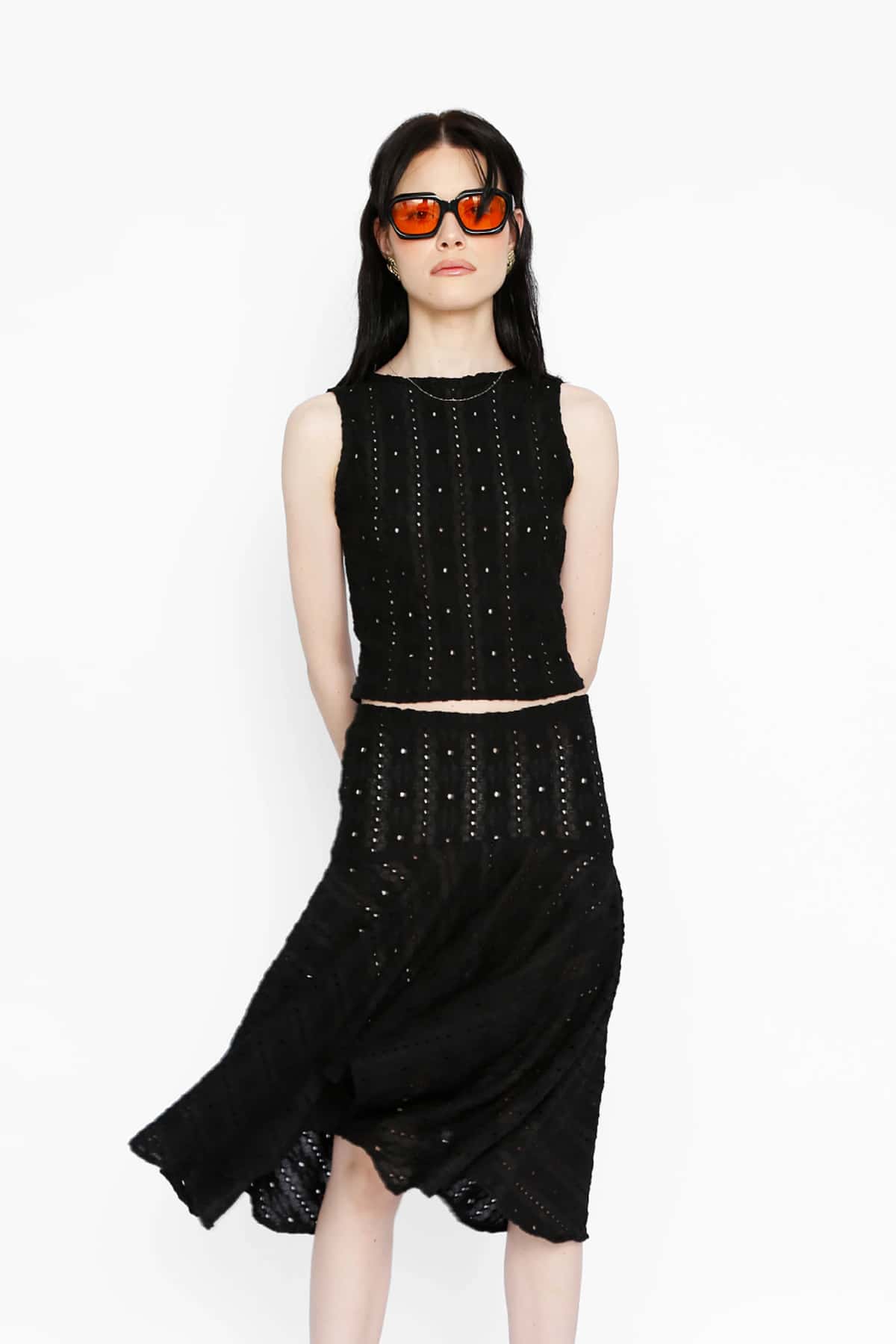 Lovers Tank Top in Black