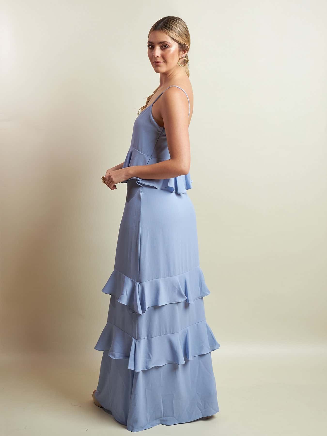 Vestido Acry Celeste - miniatura 4