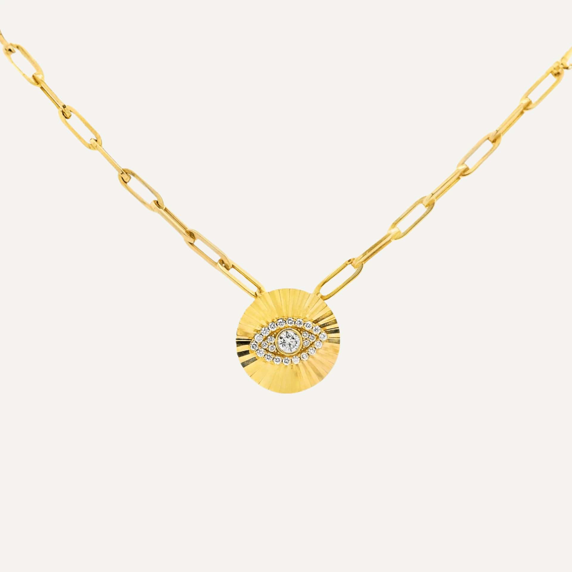 Cadena Evil Eye Textura