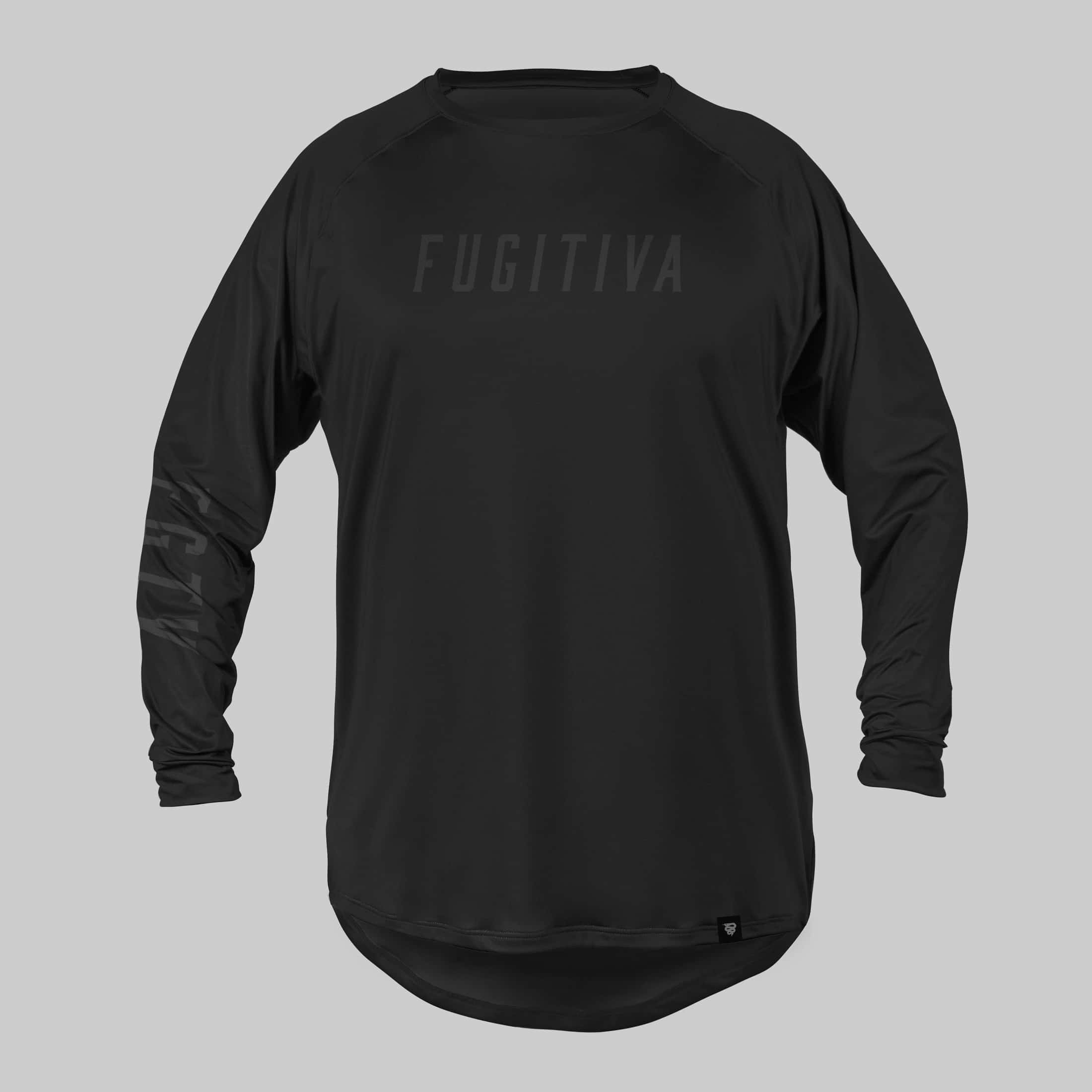 Jersey FGTV Manga Larga Negro / Negro