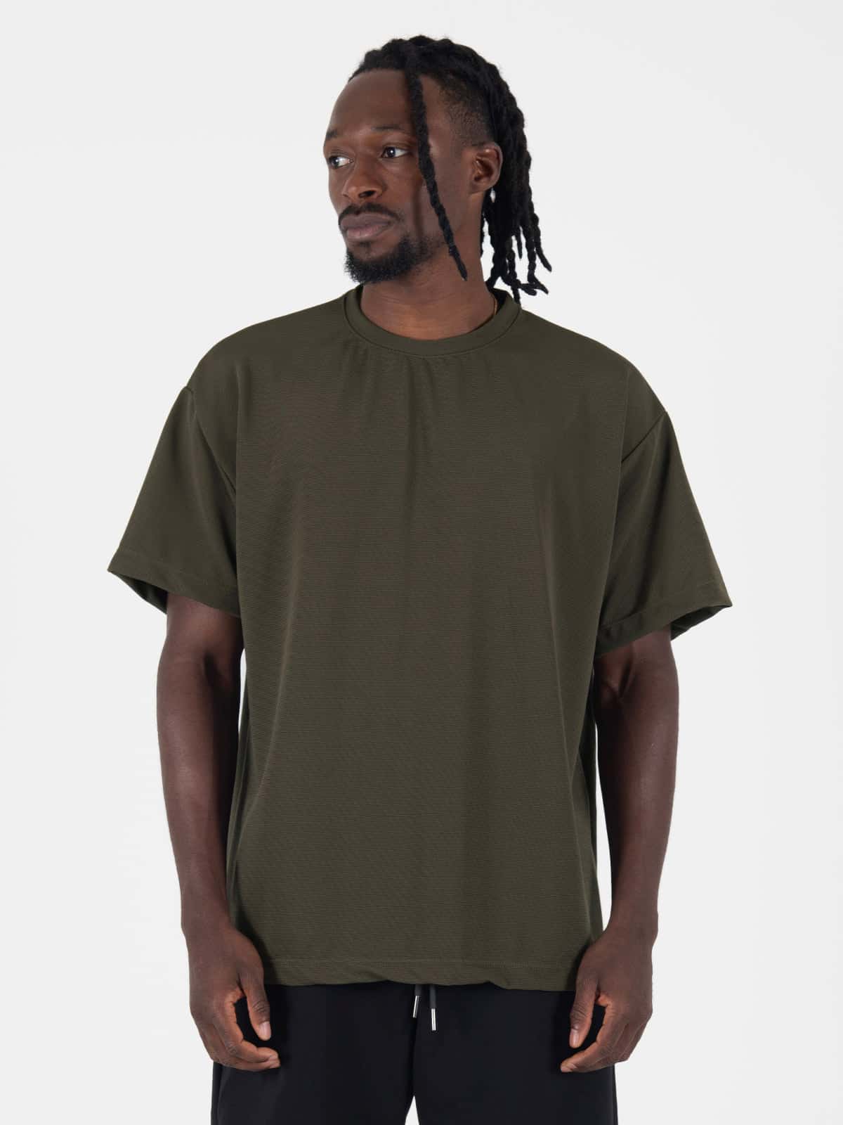 Camiseta hombre silver sp verde militar