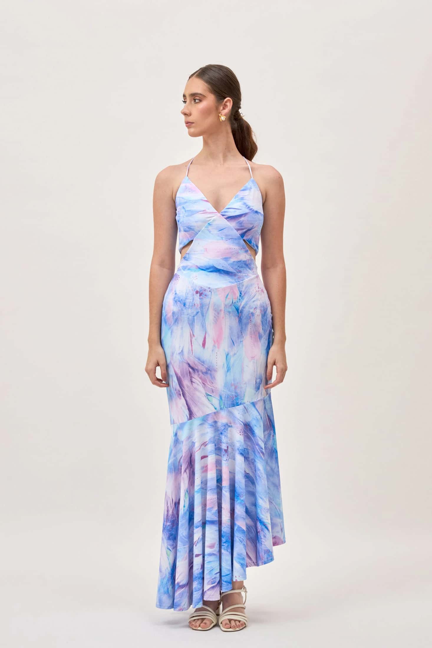 Vestido Oll Plumas Lila - miniatura 10