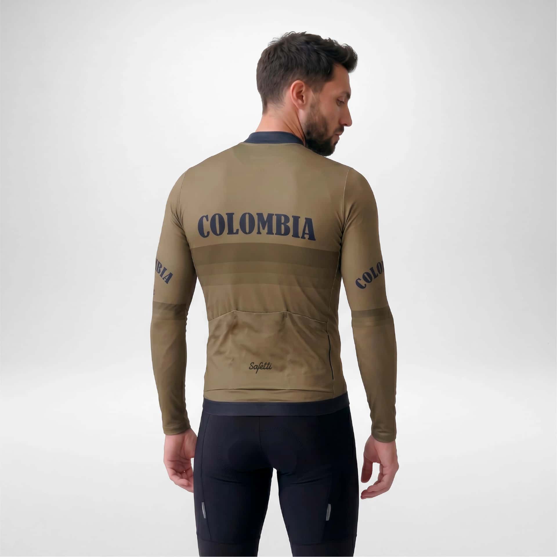 CAMISA CICLISMO MANGA LARGA COLOMBIA DORO 26 PARA HOMBRE - miniatura 2