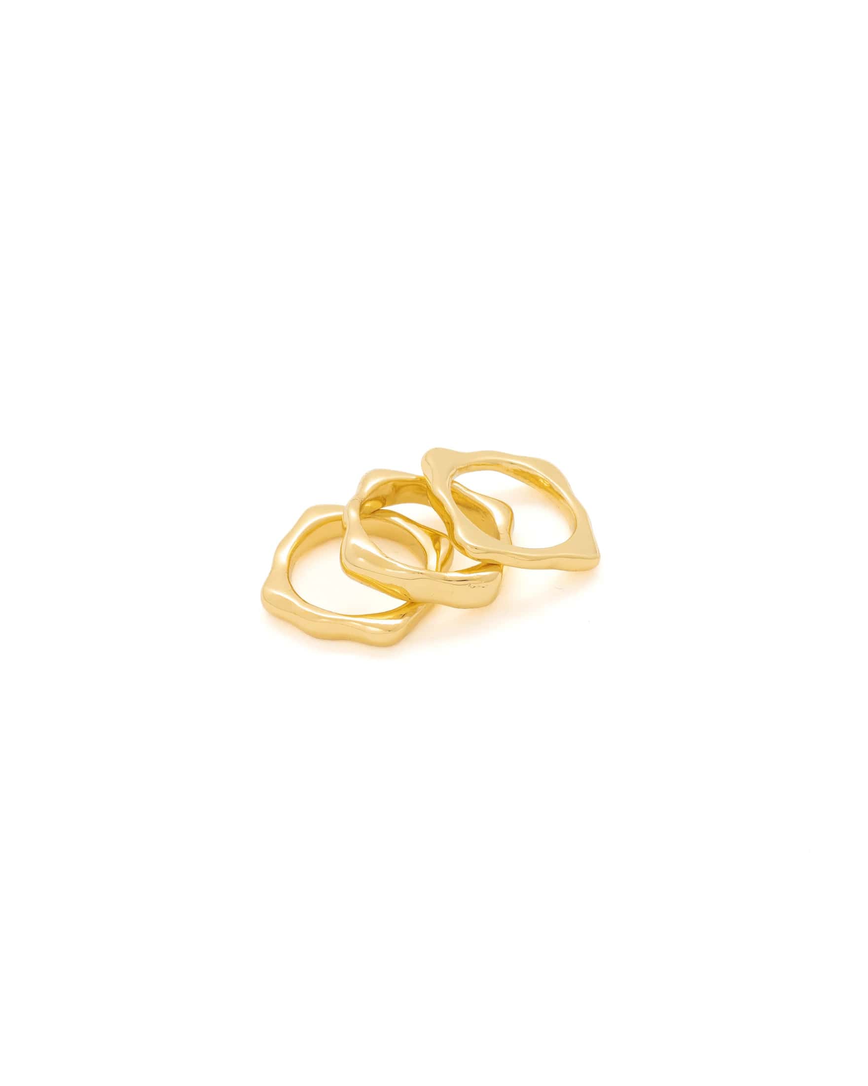 Set X3 Anillos Ondas