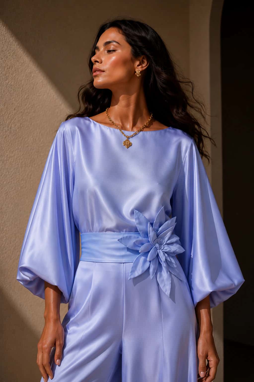 Blusa Exitosa Baby Blue