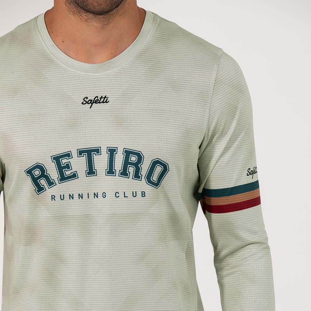 CAMISETA RUNNING MANGA LARGA RETIRO 2025 PARA HOMBRE - miniatura 5