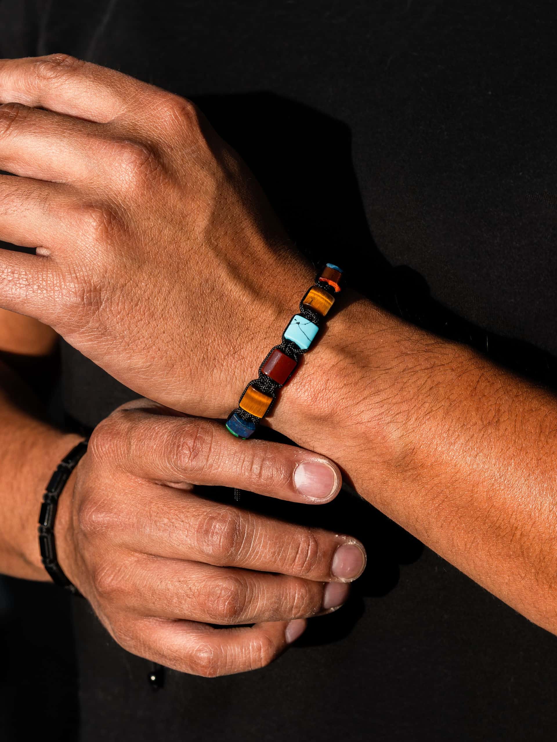 Brazalete Artesano Caño Cristales 9mm - miniatura 2