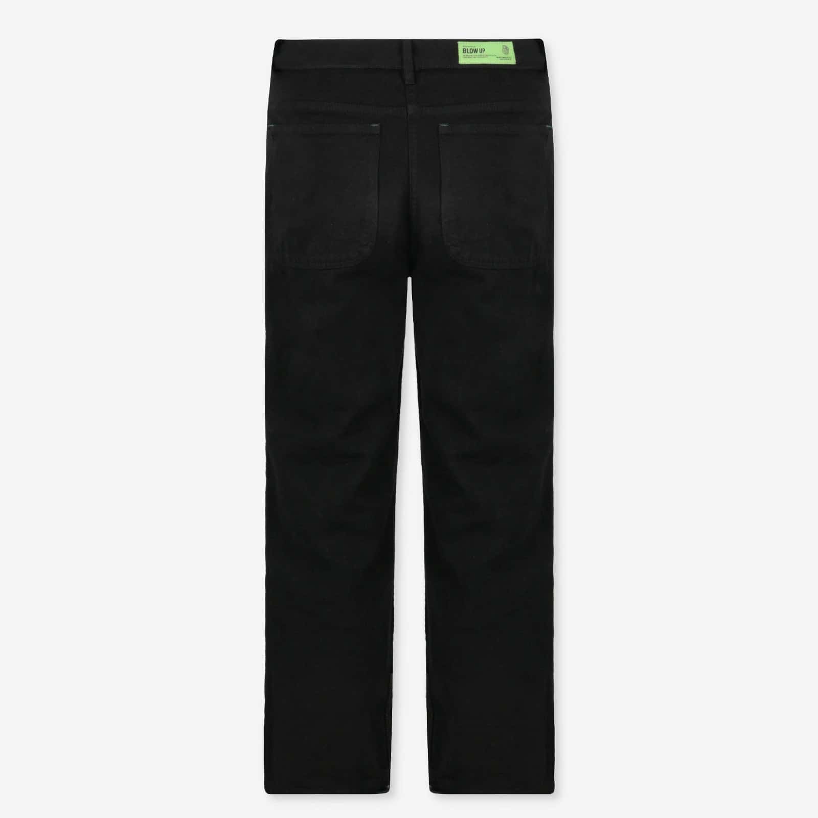 STRAIGHT FIT BLACK PANTS