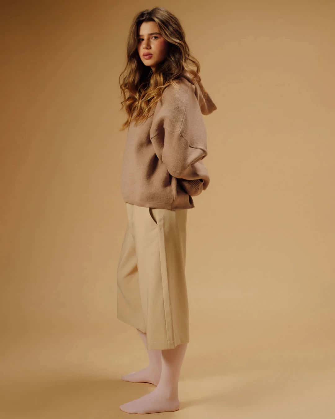 COFFEE KNIT HOODIE - miniatura 3
