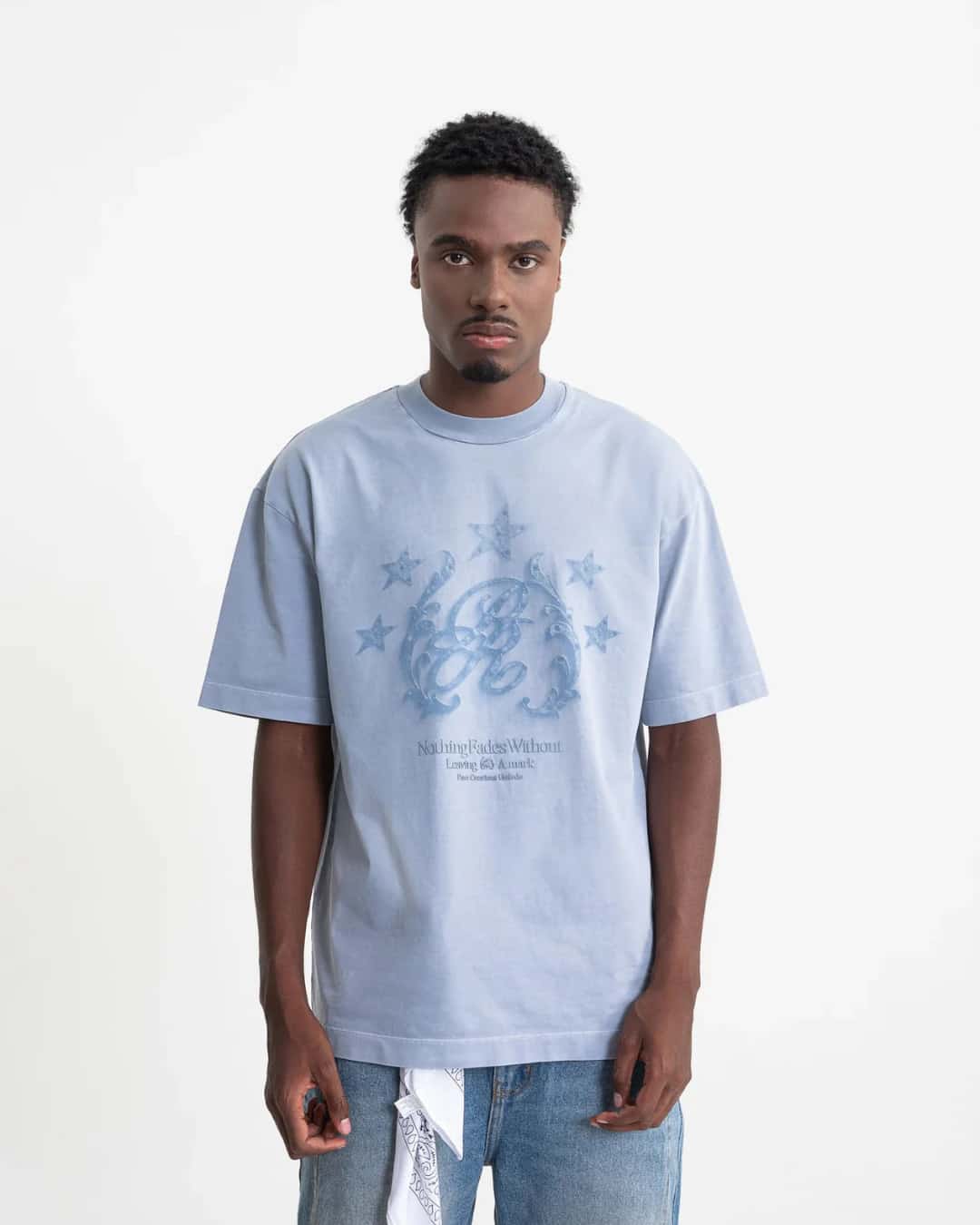 RUSTIC BLUE T-SHIRT - miniatura 4