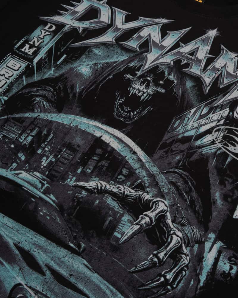 Camiseta Negra Oversize Fearless - miniatura 6