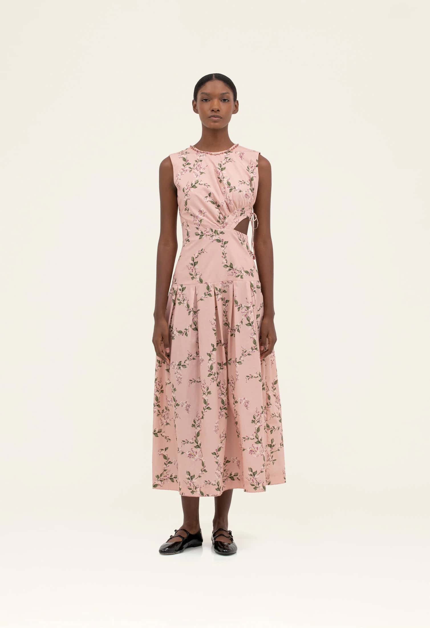 Otoño Wisteria Midi Dress