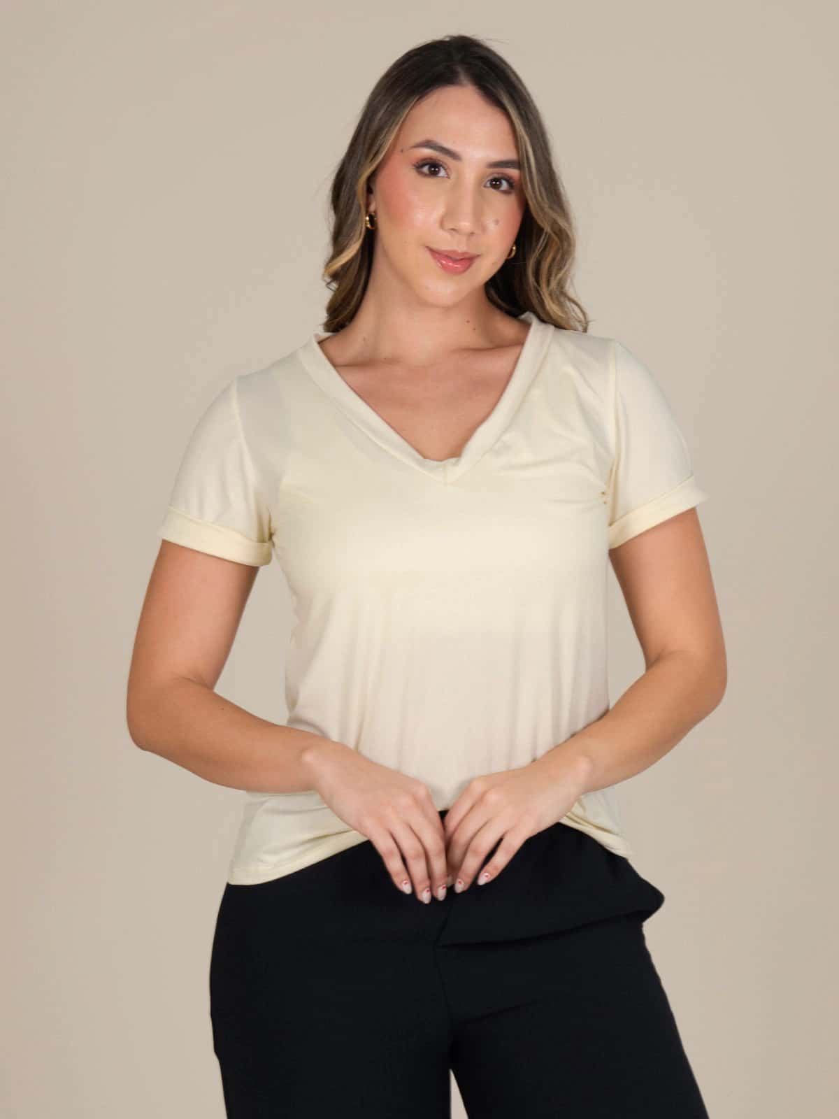 BLUSA WONDER GALAXIA BUTTER YELLOW