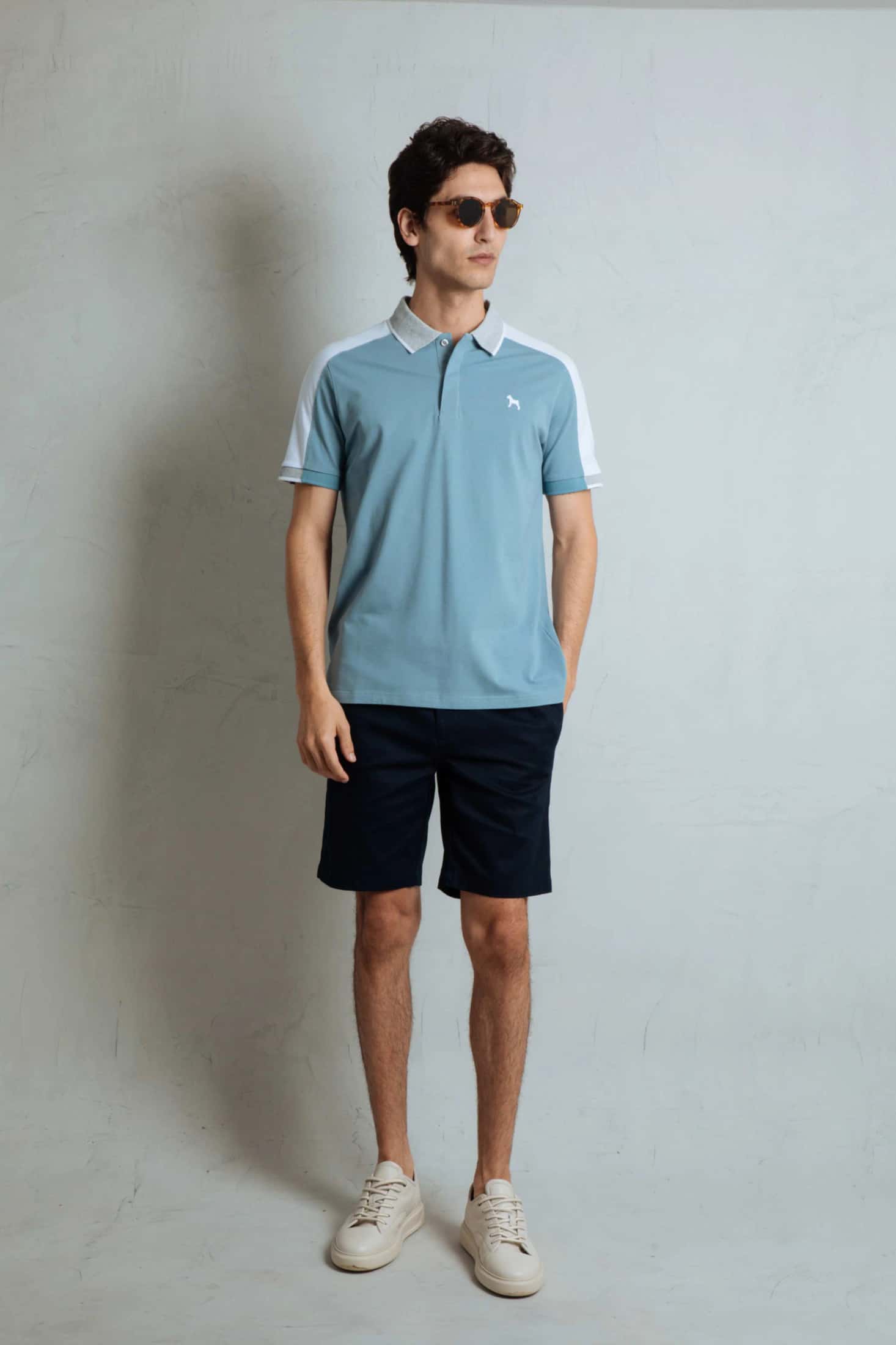 Polo Fashion Azul Claro