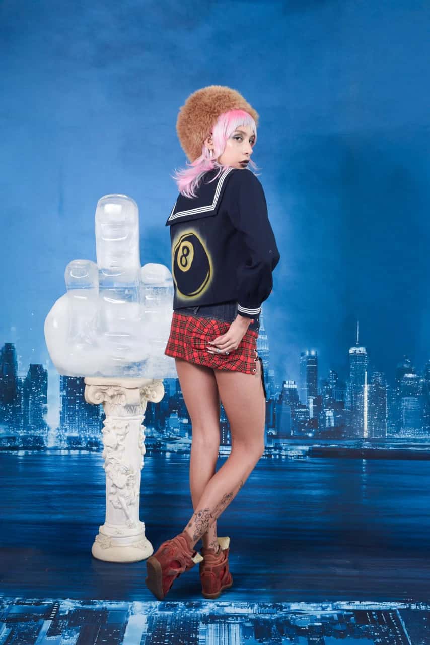 FALDA CRUSH SKIRT - miniatura 4