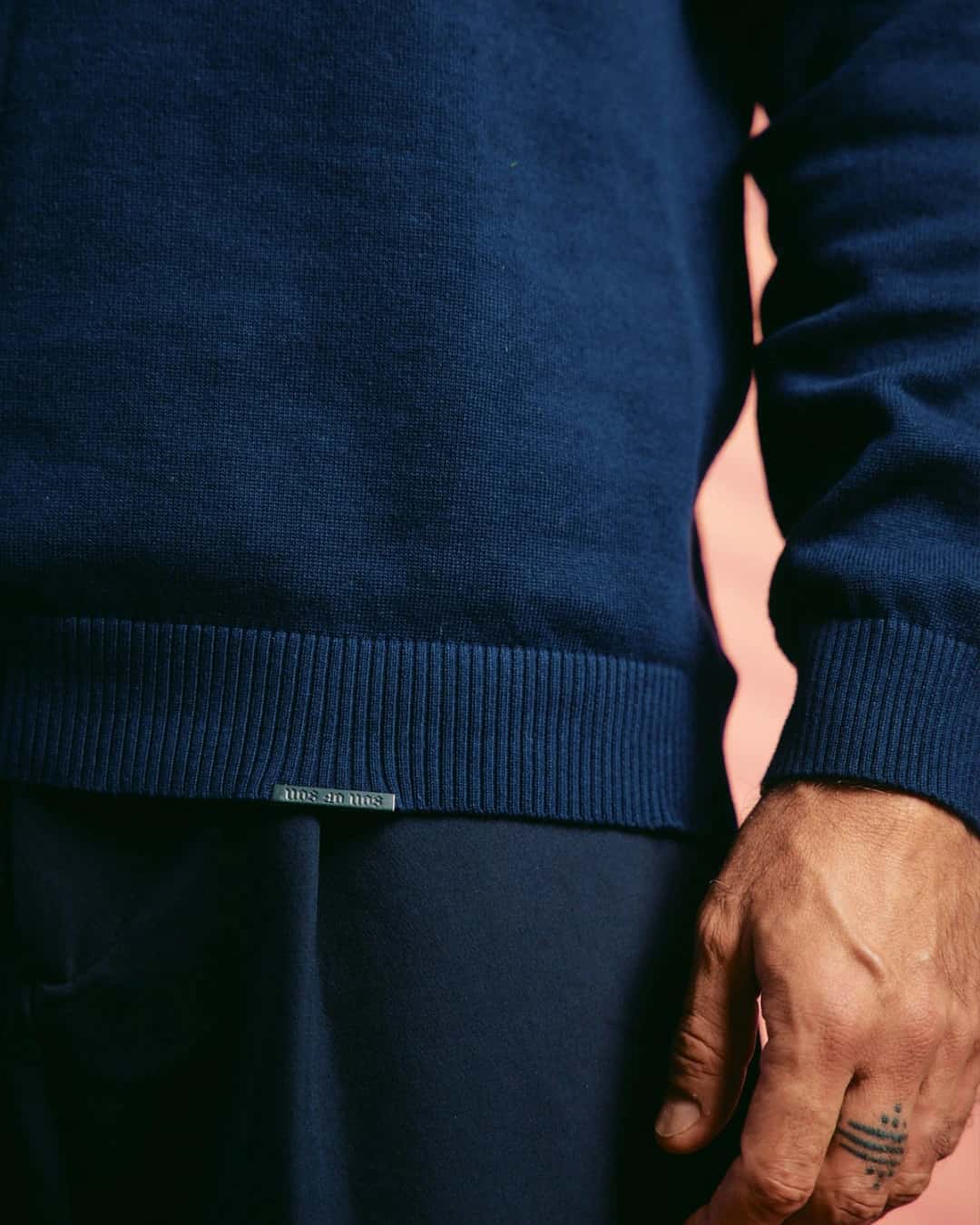 PATRIARCH KNIT SWEATER — BLUE NAVY - miniatura 4