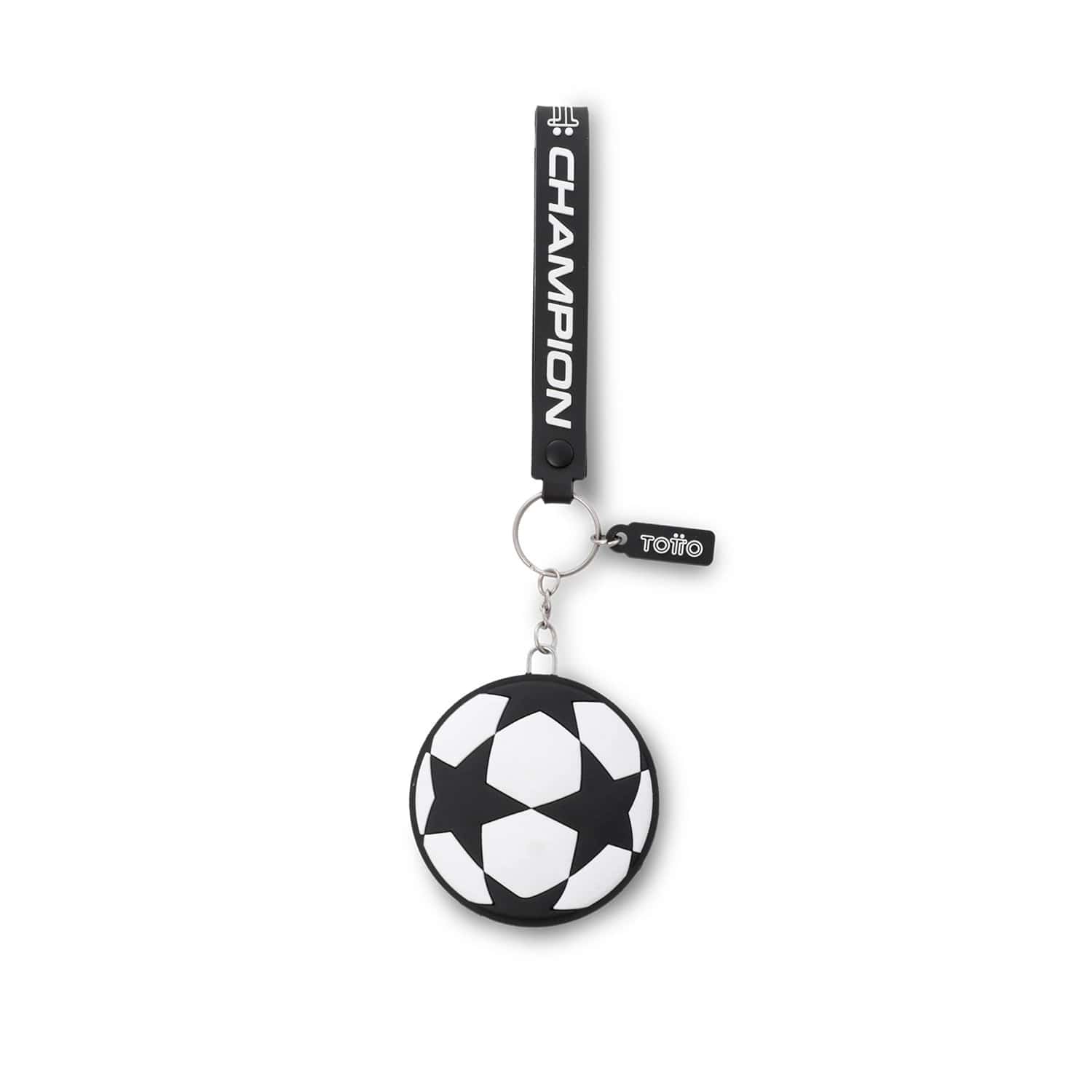 Llavero de Moda Ball color Blanco/Negro/