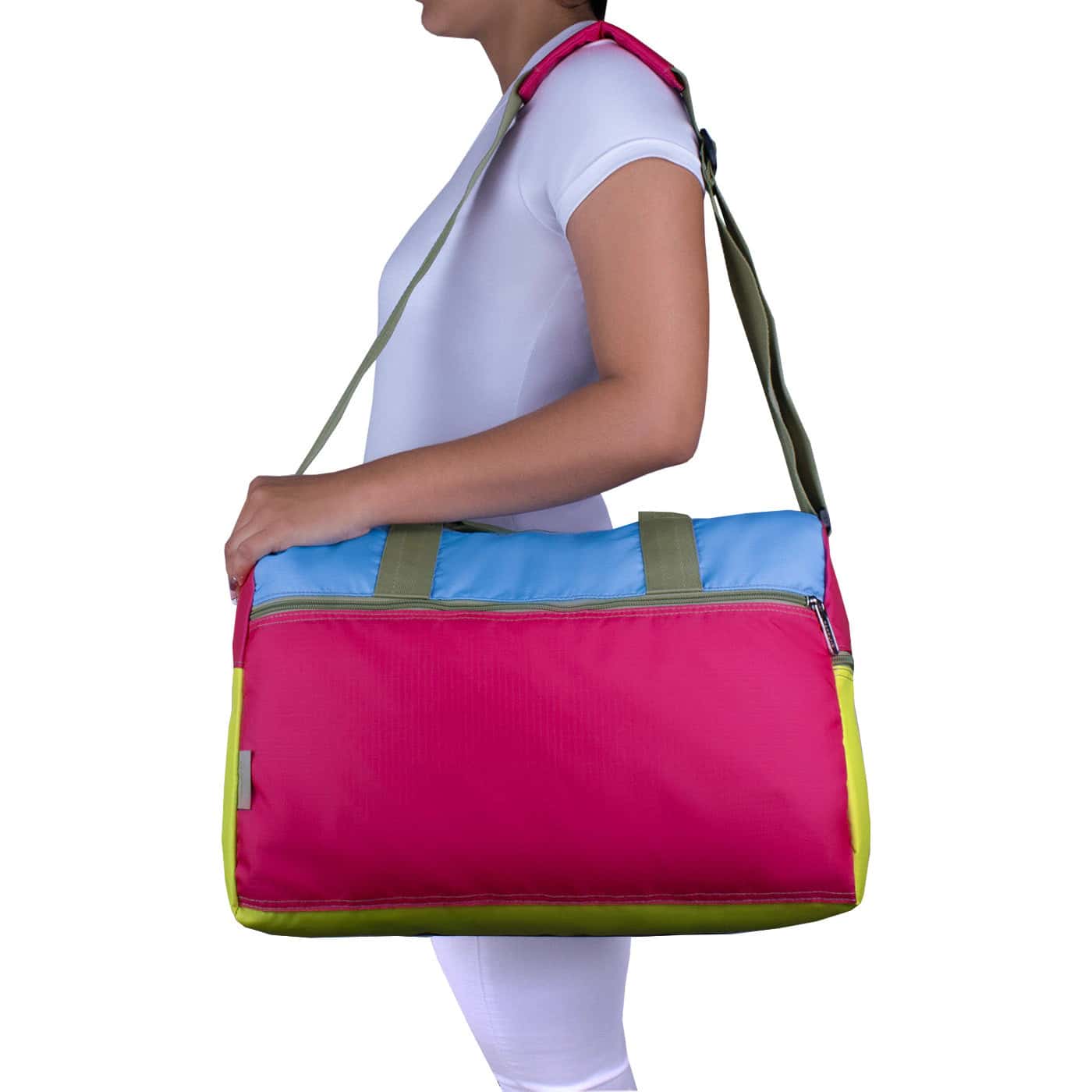 Maleta M ULTRA Plegable Estampado Neon Citybags Multicolor - miniatura 3