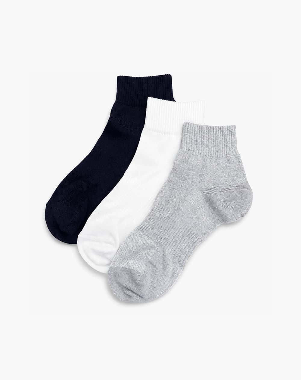 3 pares de medias cortas surtido hombre