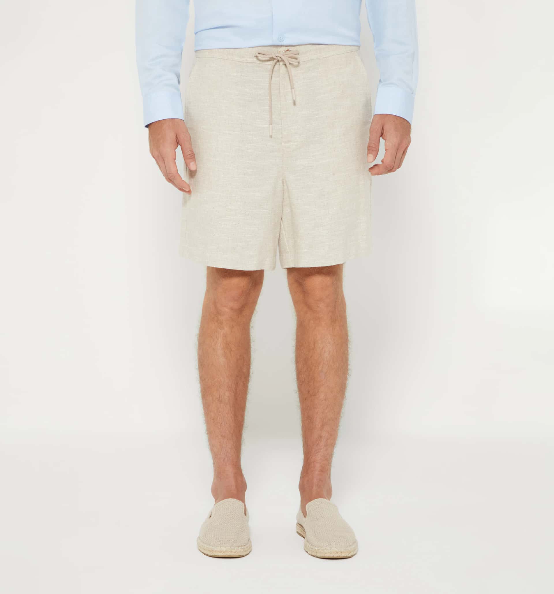 Bermuda para hombre de lino