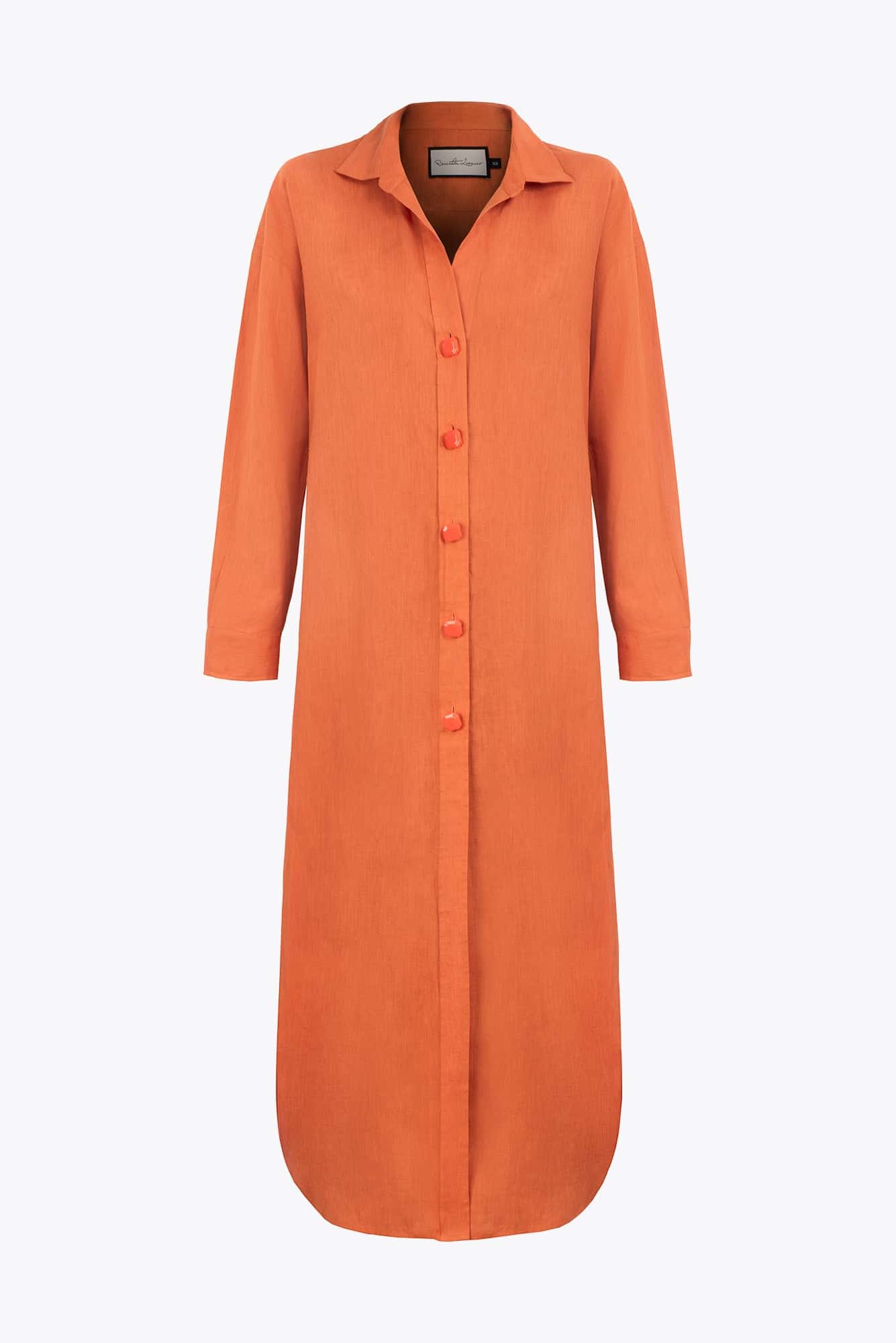 Vestido Deriva Solar Orange
