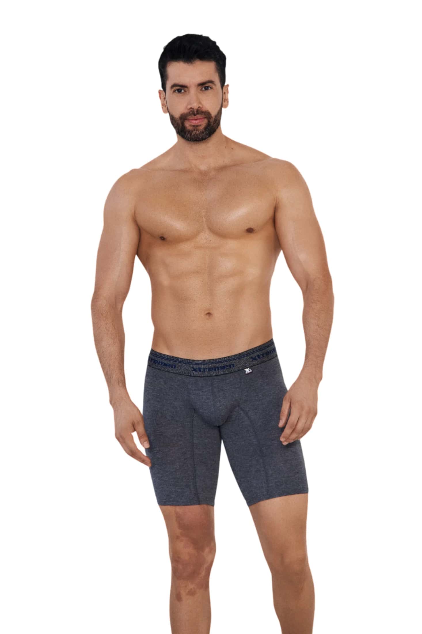 BOXER ALGODÓN DEPORTIVO FONDO ENTERO GRIS CROSS