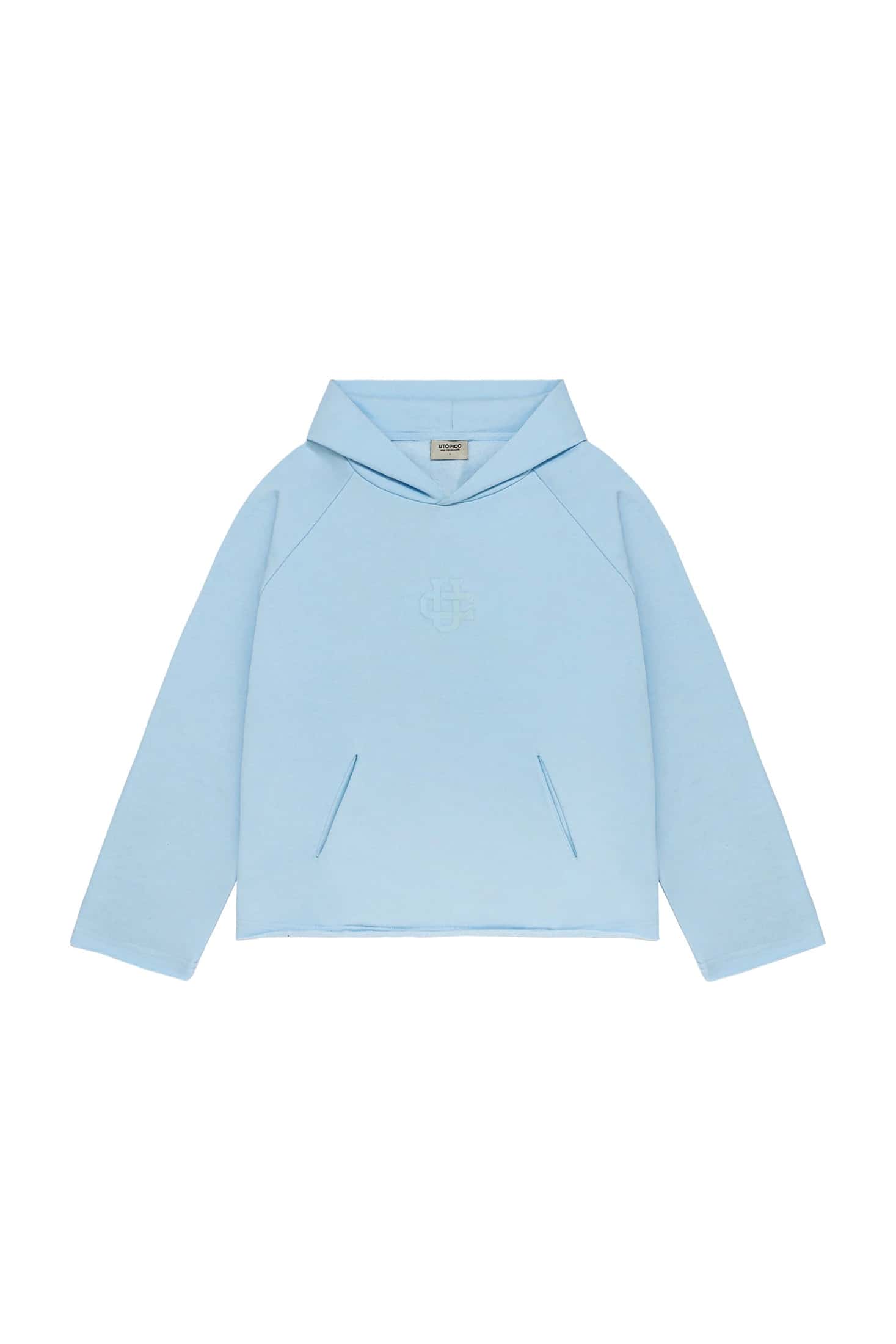 HOODIE BASICS V2 - AZUL CELESTE