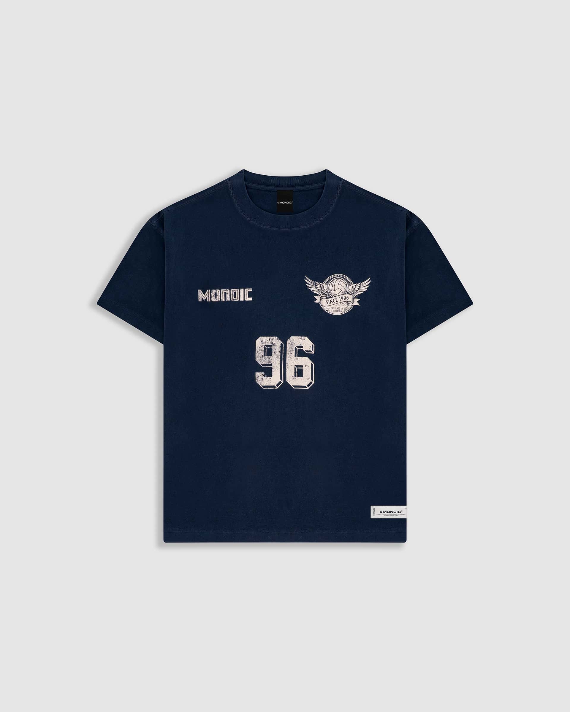 Camiseta Oversized Retro Dream Team - Navy Blue