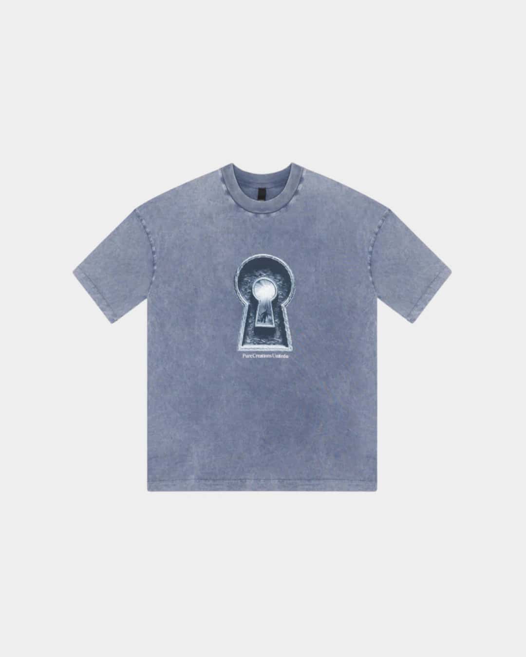 DOPAMINE BLUE KEYHOLE T-SHIRT