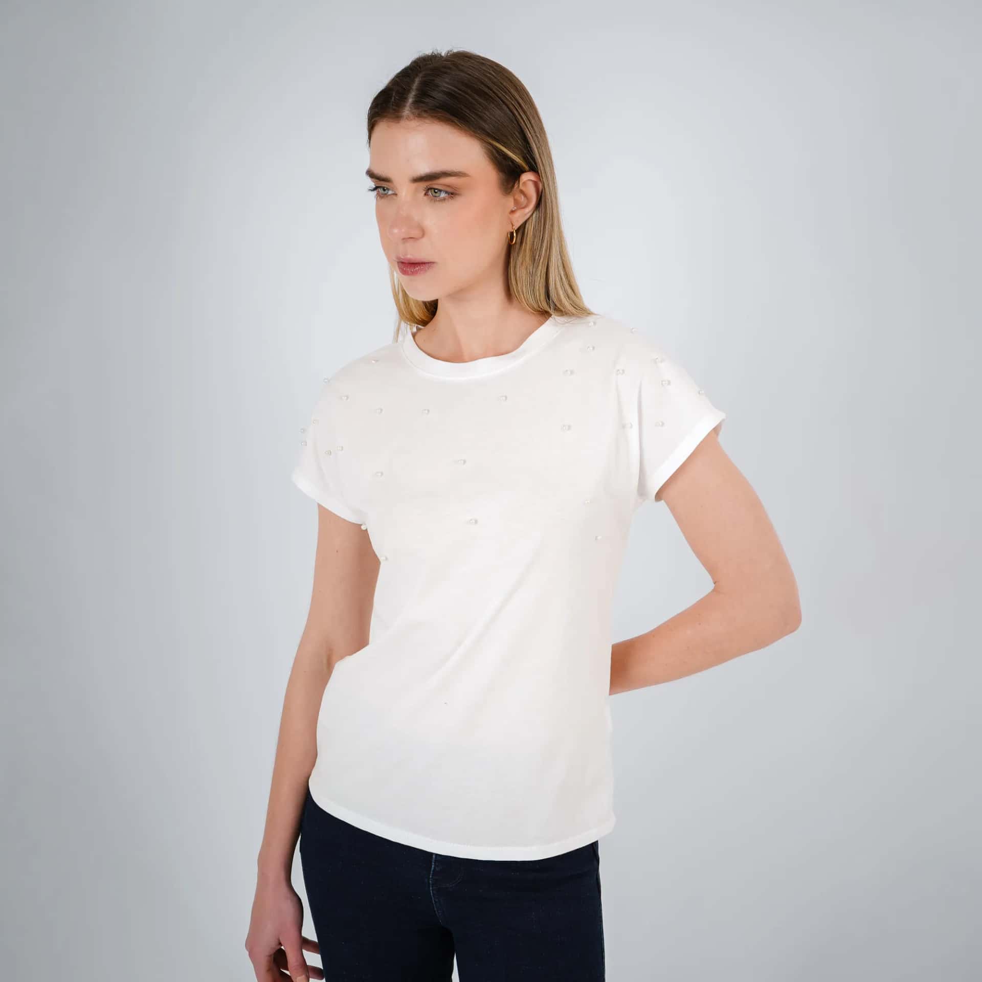 Camiseta Cuello Redondo Manga Corta