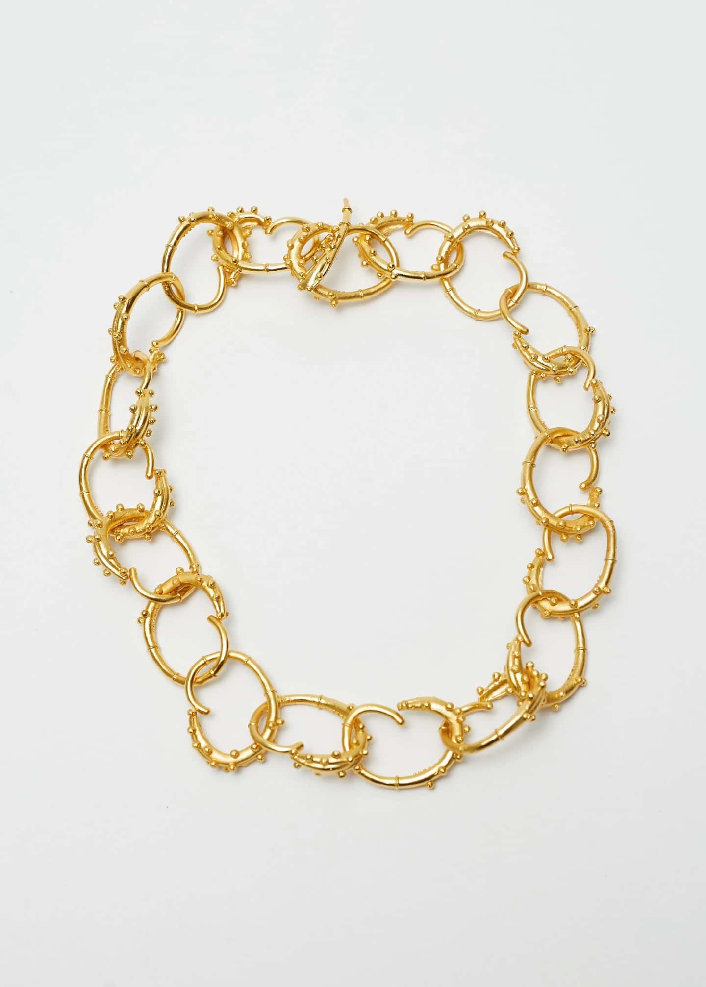 Choker Estambres Maxi Dorado