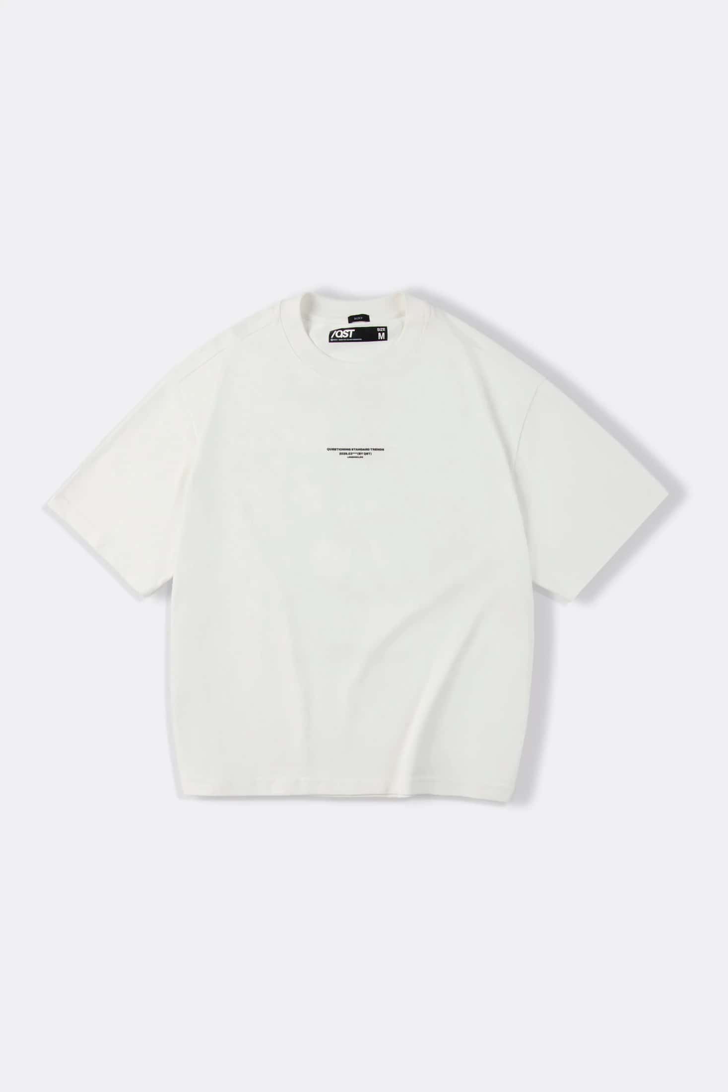 CAMISETA MANGA CORTA COLOR IVORY