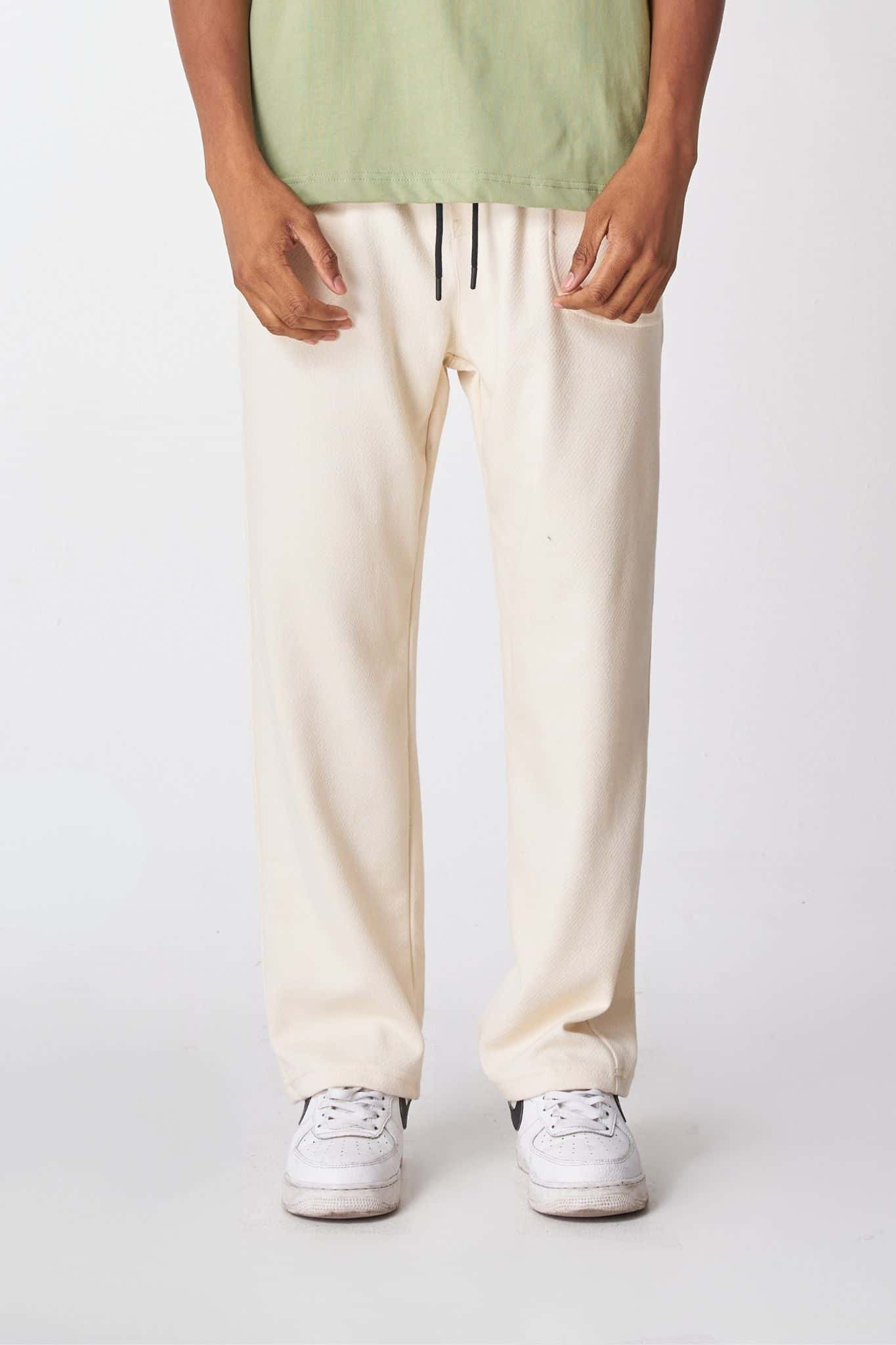 Sweet pant textura diagonal Marfil 14371