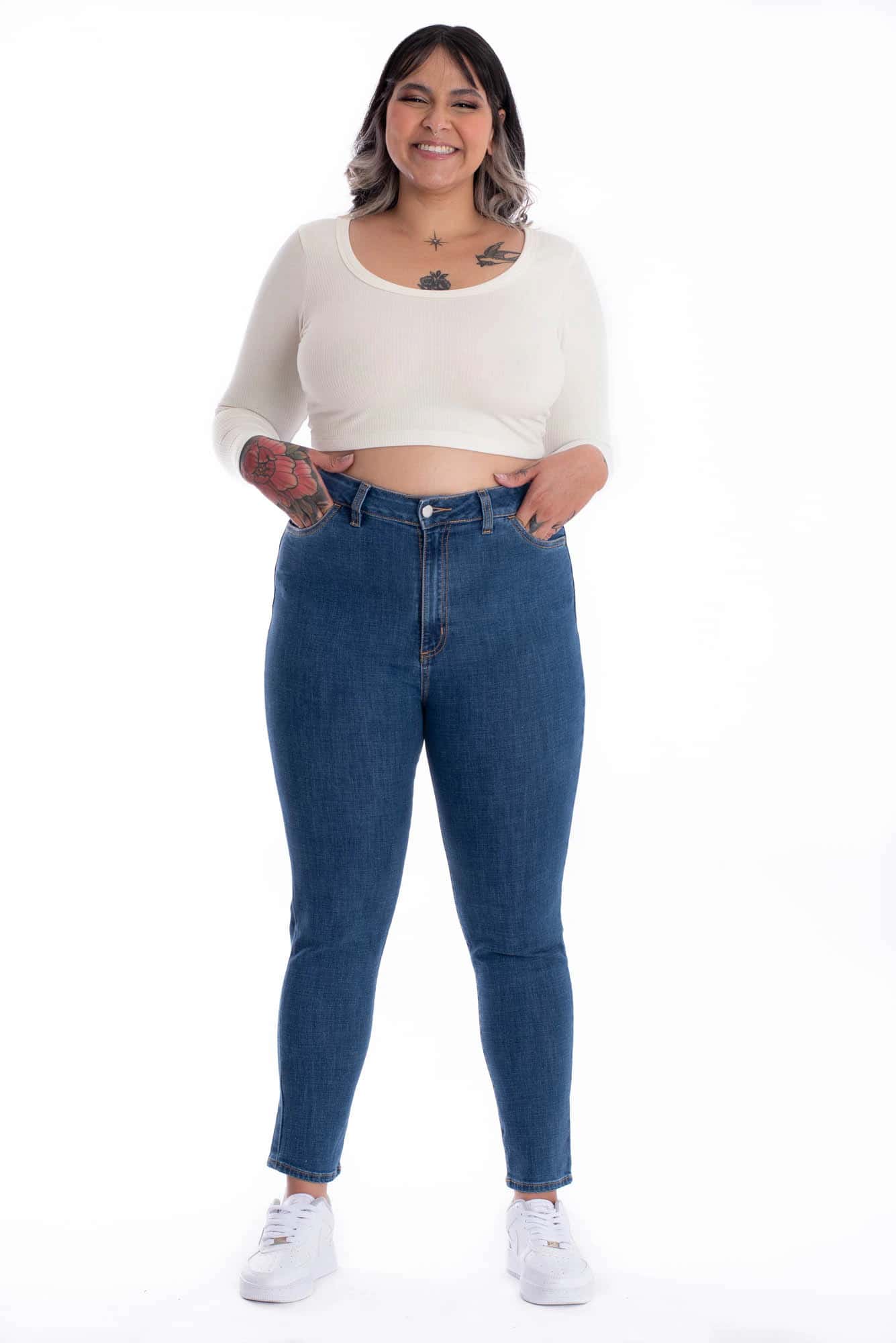 Jean Skinny Azul Medio 384