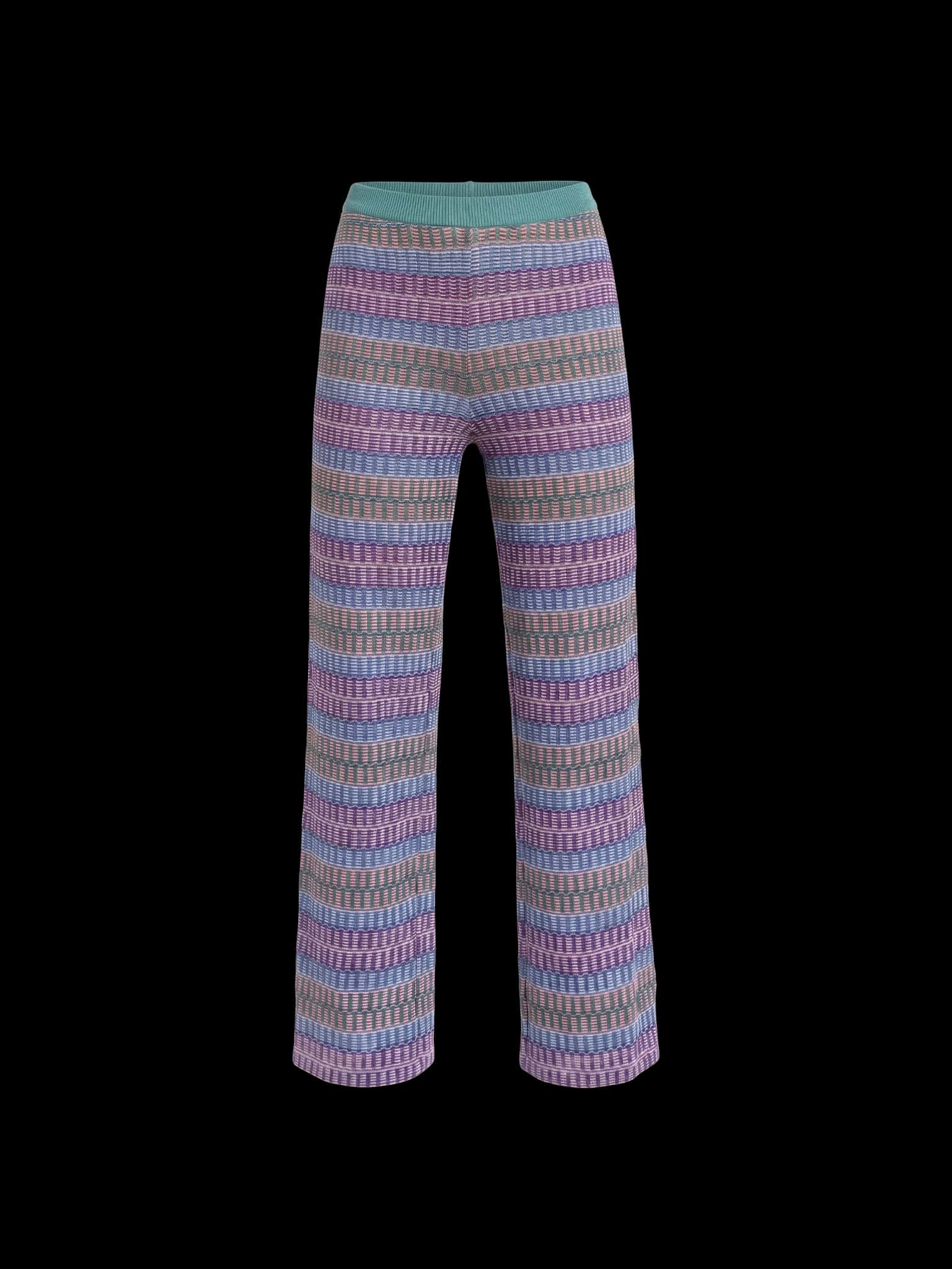VERONIKA PANT (CRMLTA BLUE/VIOLET STRIPE - miniatura 1