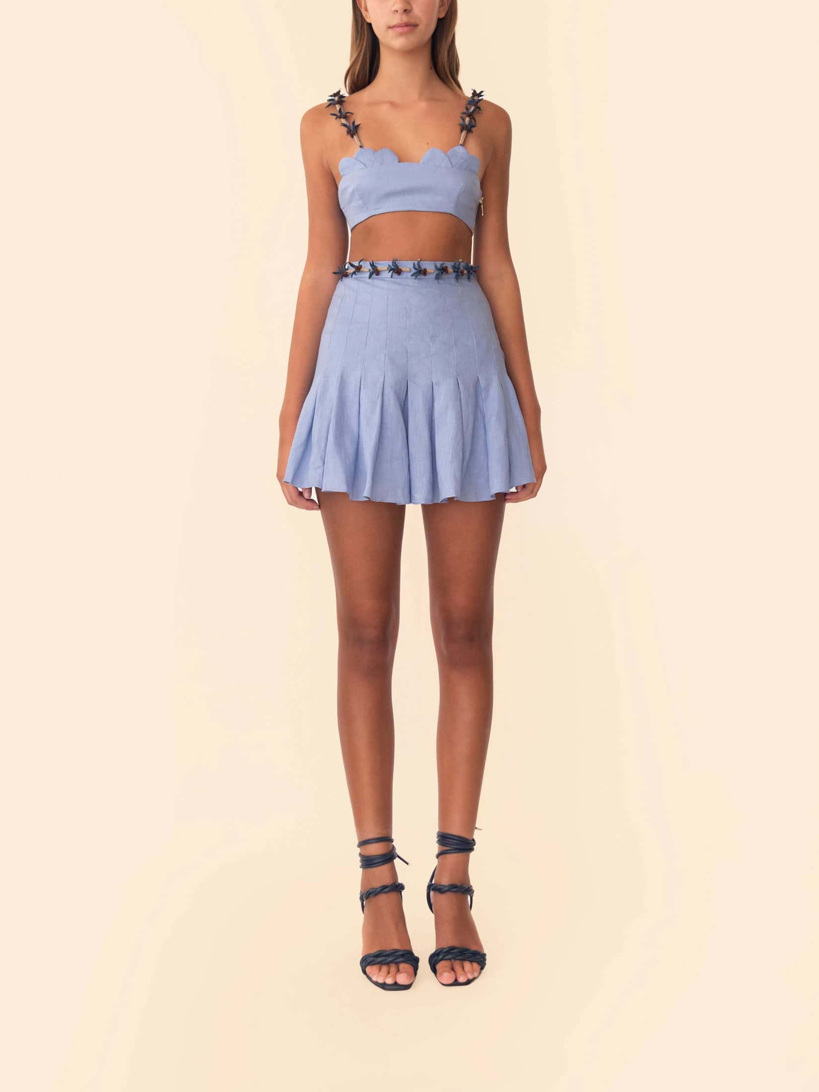 YARA SKIRT MEDIUM BLUE