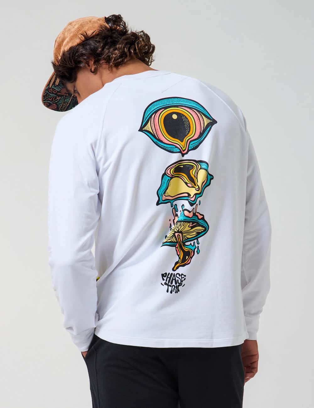 Camibuso manga ranglan Estados crudo Hombre
